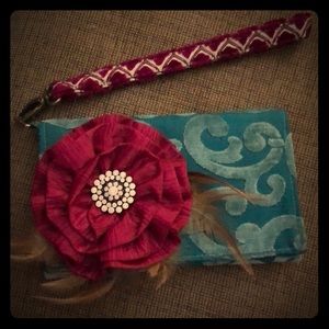 Miss Margo original Miss Clementine wristlet